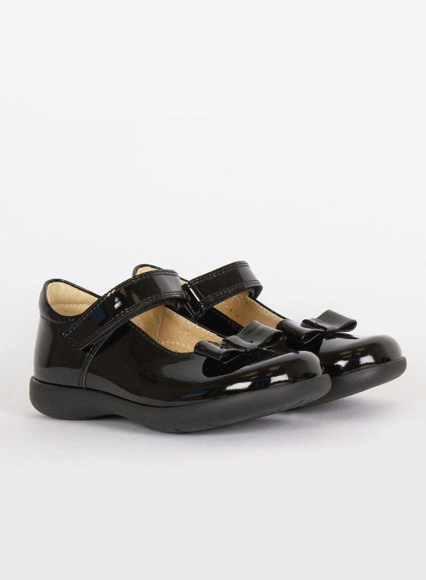 Hampton Classics Elsa School Shoes in Black Patent