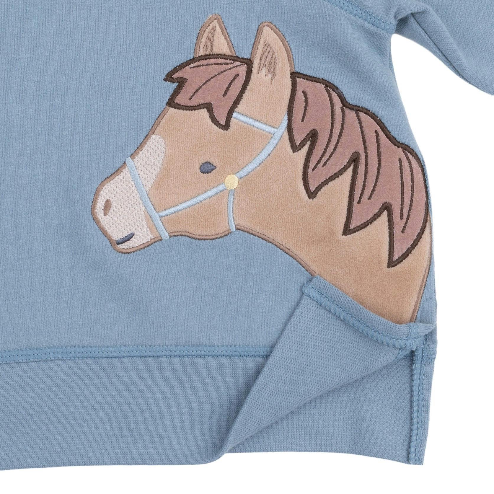 Horse Head - Raglan Sweatshirt