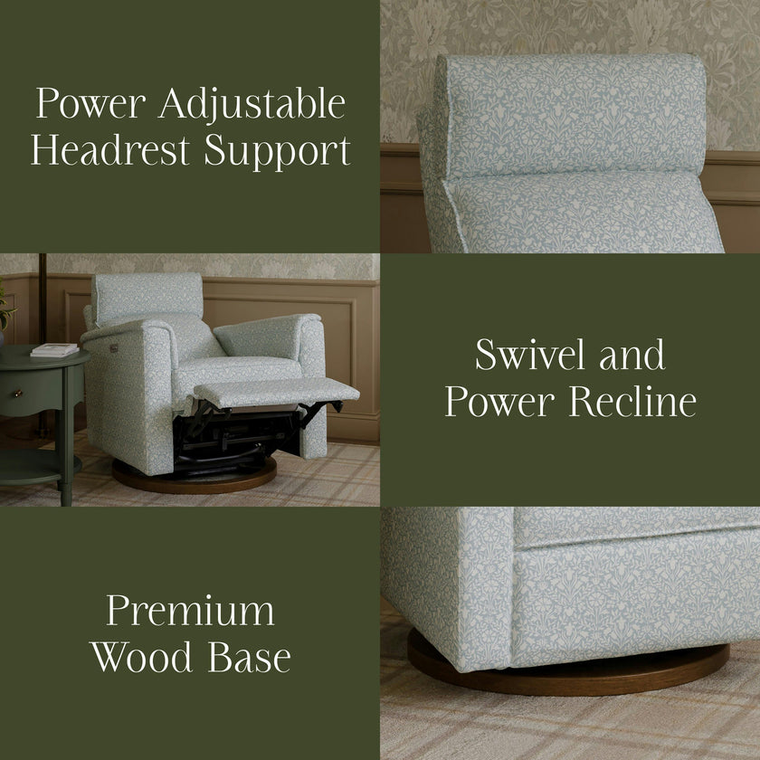 Namesake Morris & Co. x Namesake Willa Plus Power Glider Recliner w/ Power Headrest