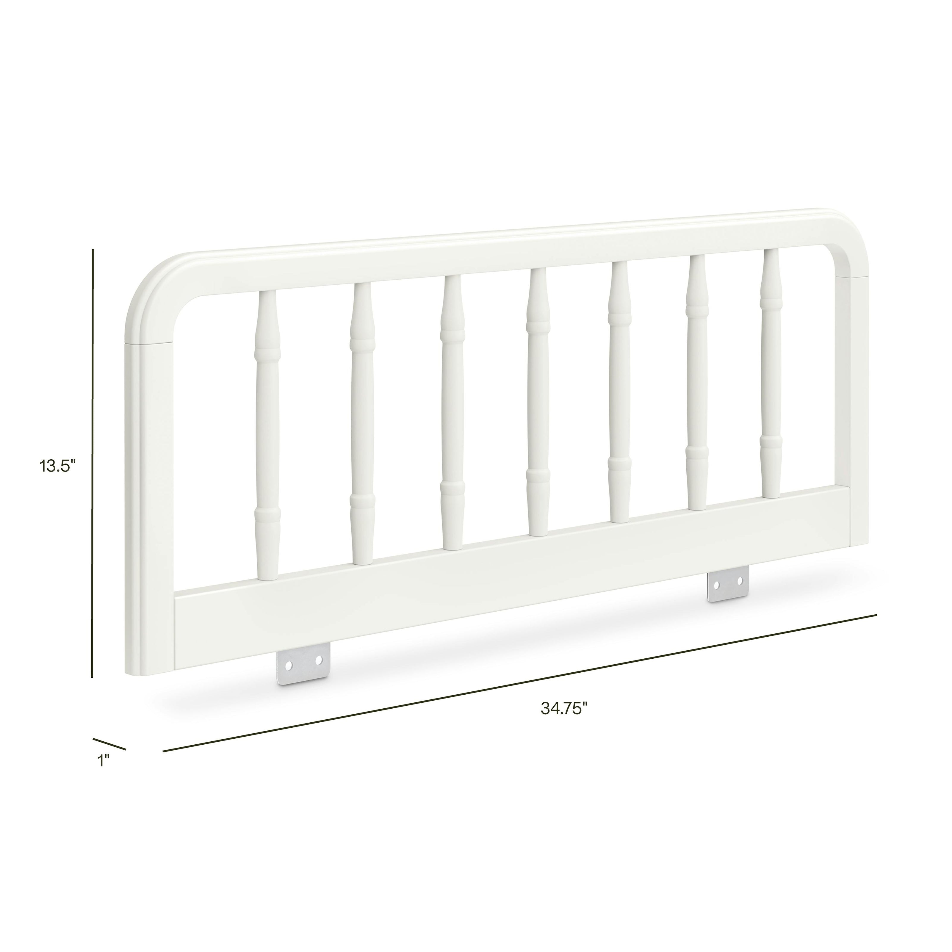 Liberty Spindle Twin/Full Bed Guardrail in Warm White