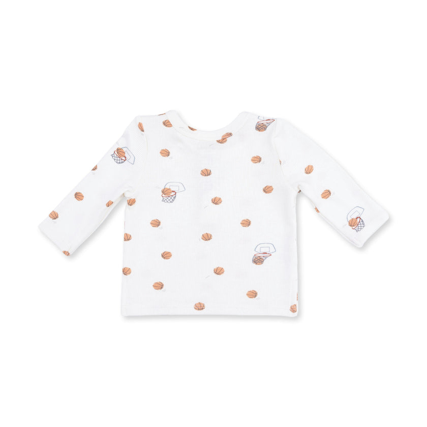 Mini Basketballs - Long Sleeve Henley Play Set