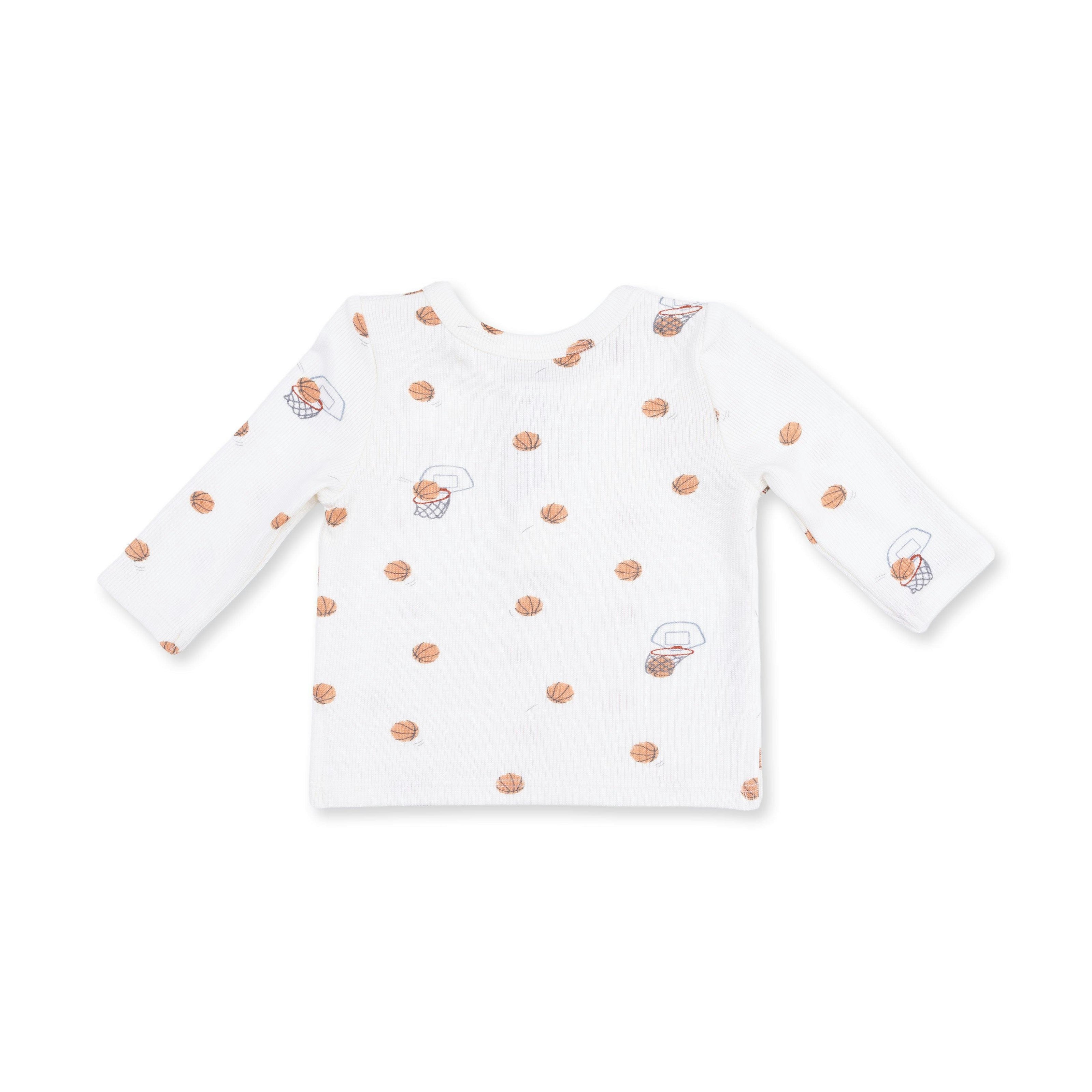 Mini Basketballs - Long Sleeve Henley Play Set