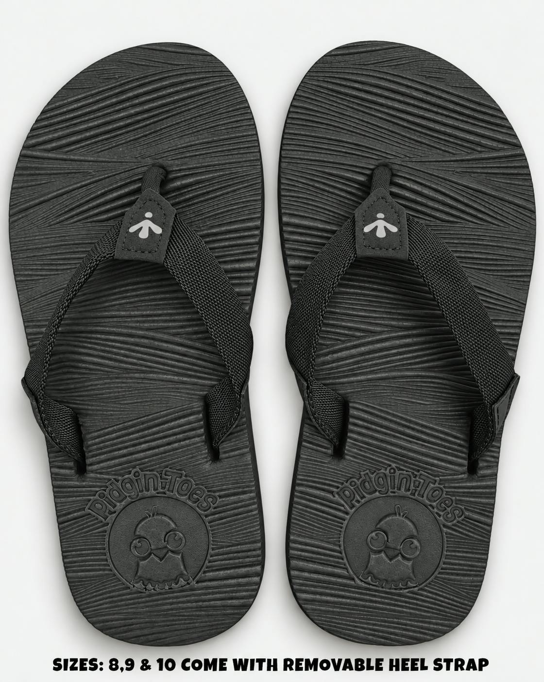 Pidgin Toes® Kids' Flip Flop, Licorice