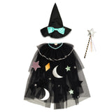 Tulle Appliqué Witch Cape