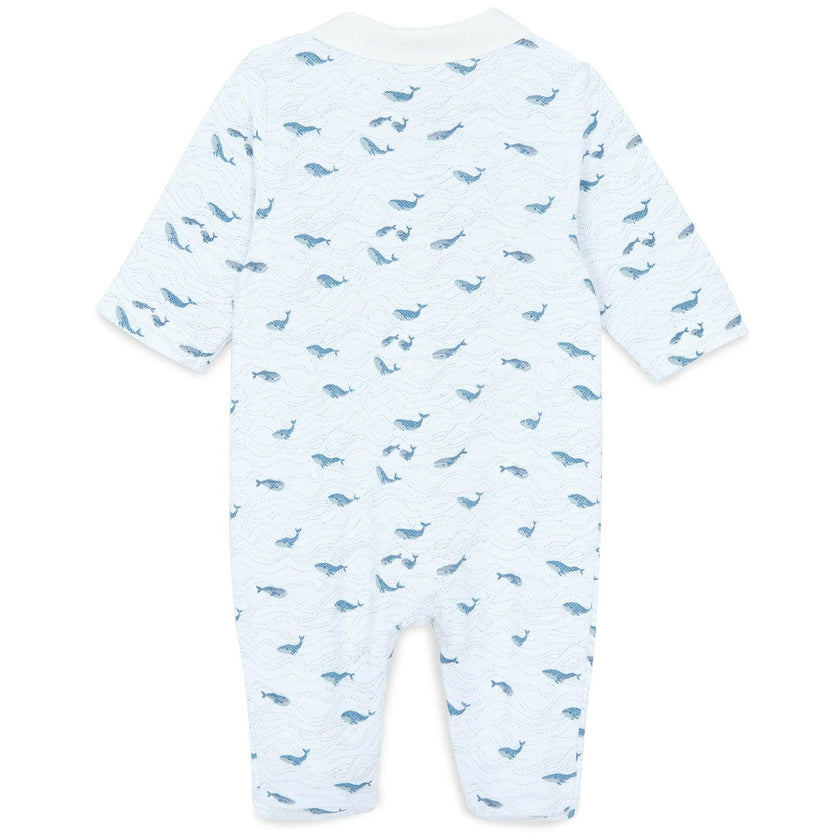 TARTINE ET CHOCOLAT Whale Whale Whale Footed Pajamas