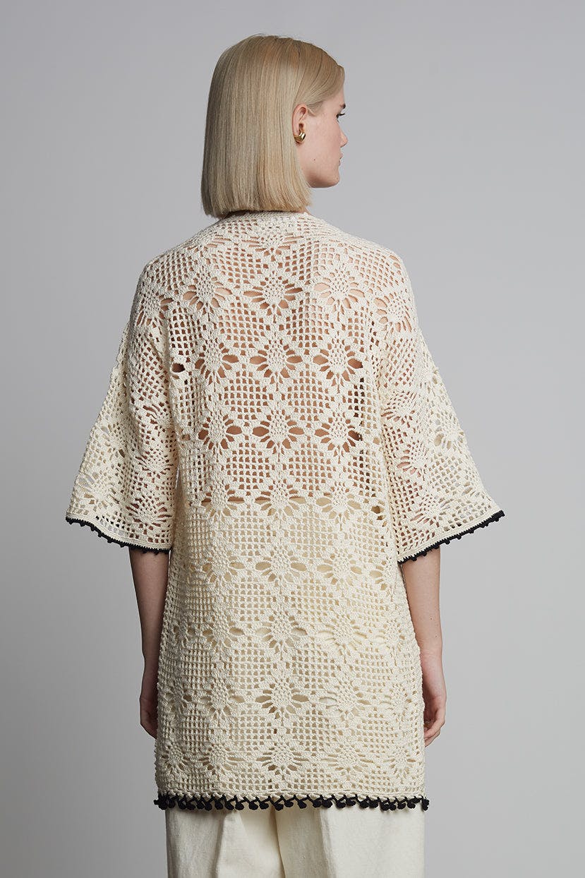 VIOLET CROCHET COVER UP | IVORY
