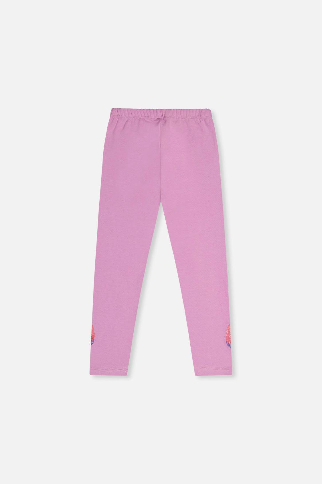 Organic Cotton Jersey Leggings Violet