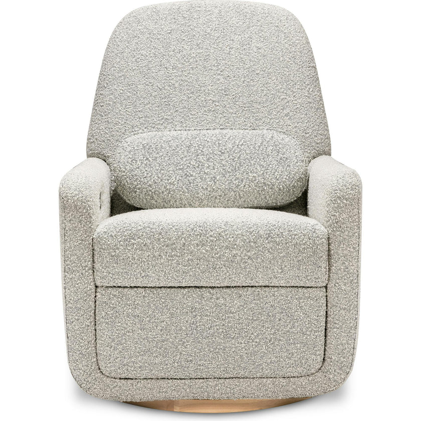 Arc Electronic Recliner and Swivel Glider in Boucle with USB port