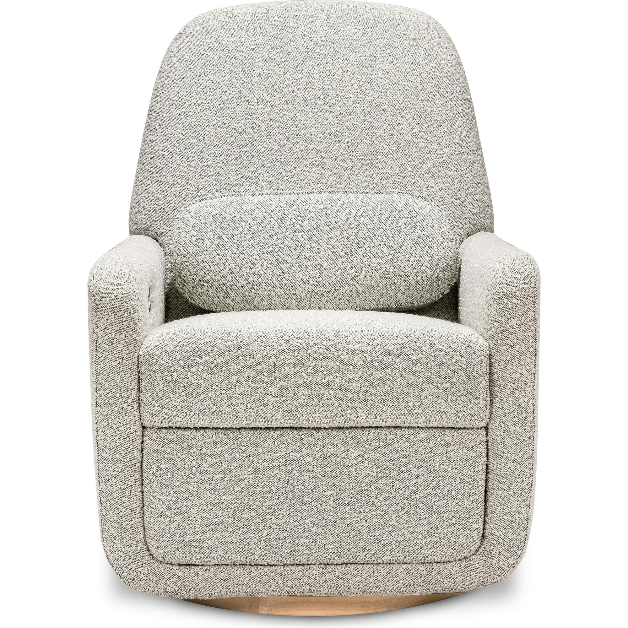 Arc Electronic Recliner and Swivel Glider in Boucle with USB port