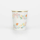 Elegant Floral Cups
