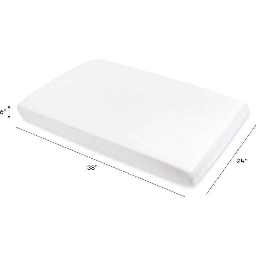 Organic Muslin Cotton Mini Crib Sheet