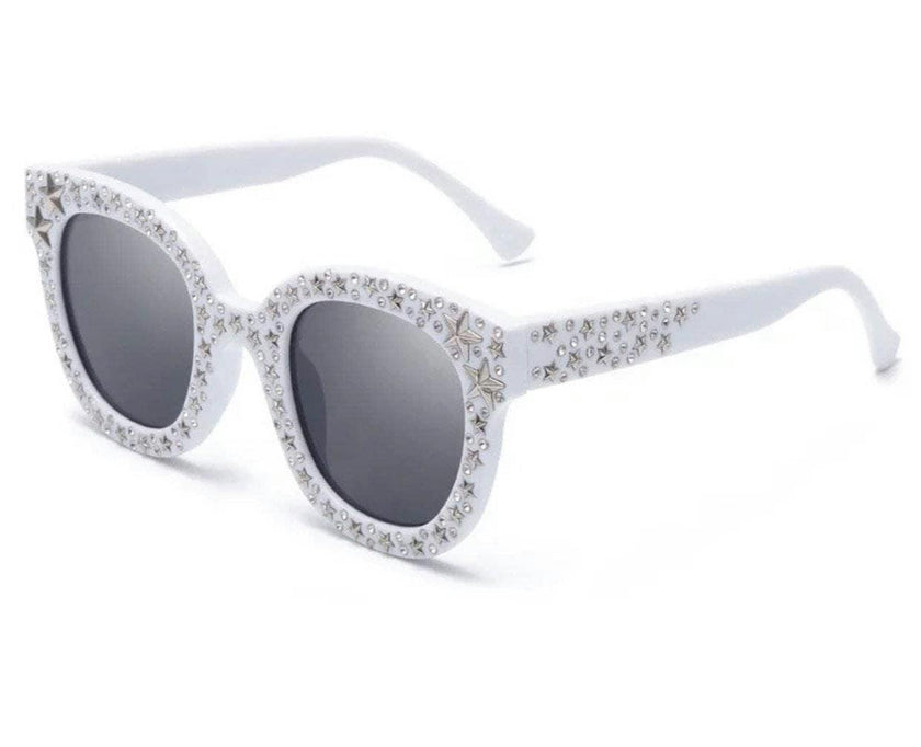 Crystal Star Sunglasses Black