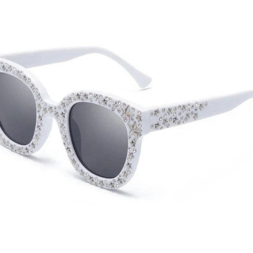 Crystal Star Sunglasses Black