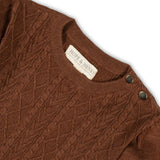 Organic Cable Bodice Sweater Dress