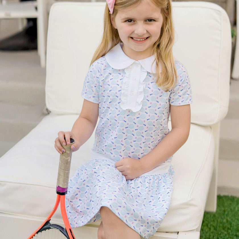 Sydney Girls' Dress Tennis Match Pink