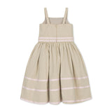 Linen Cami Rosette Dress