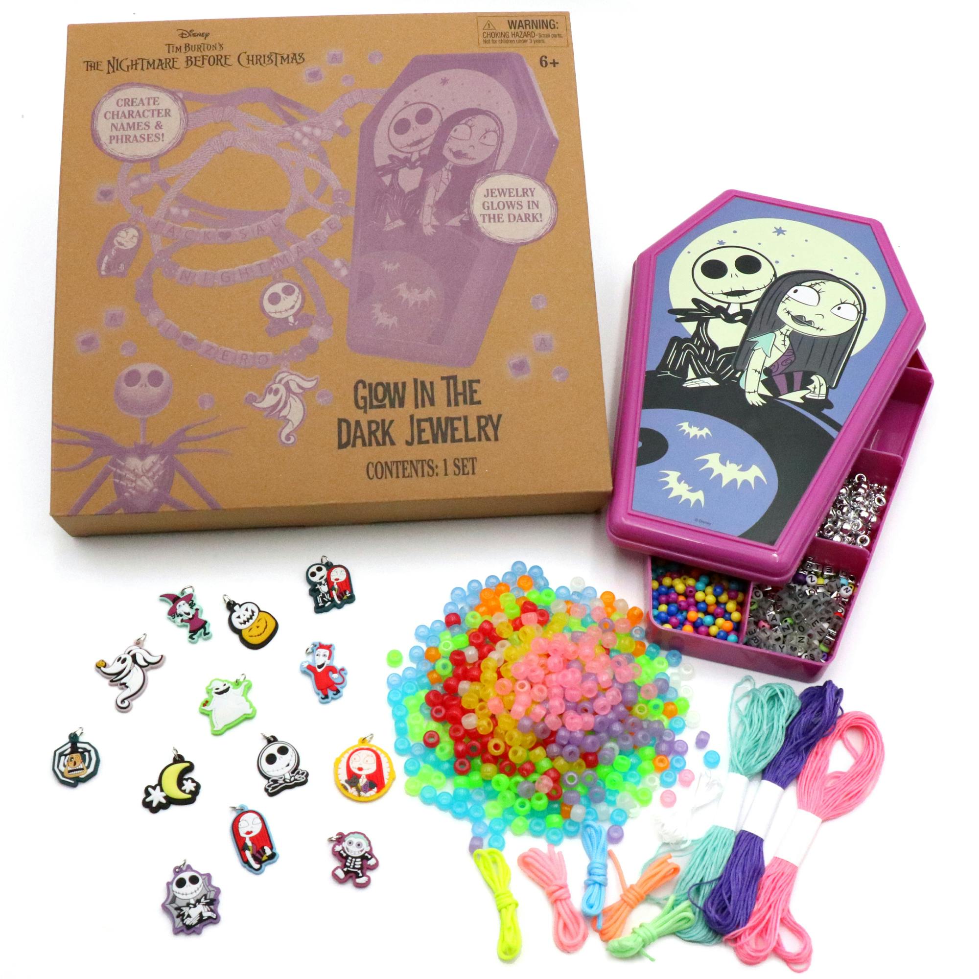 Jewelry Activity Set: Glow-In-The-Dark - Nightmare Before Christmas