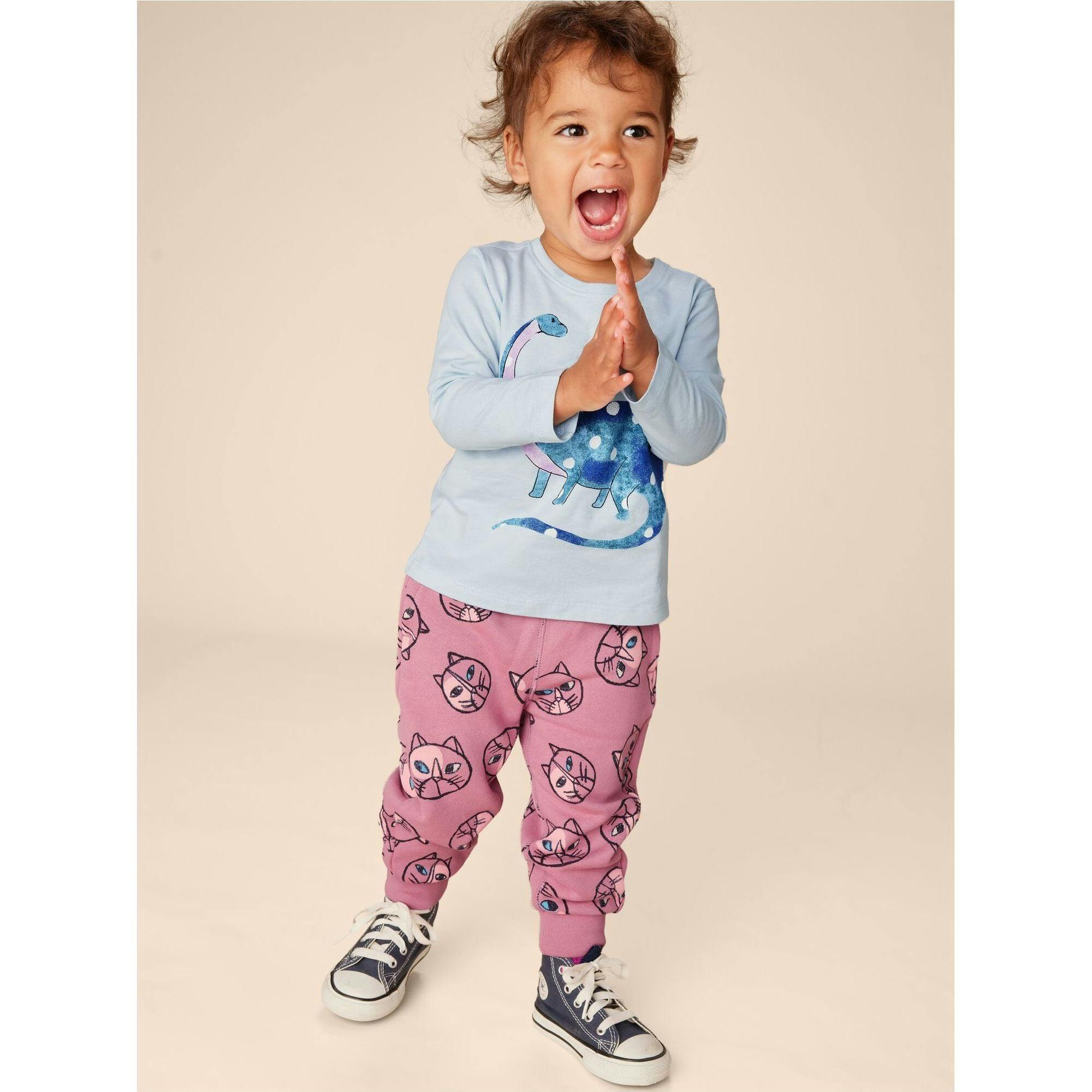 Going Places Elastic Waist Drawstring Pocket Joggers, Pink