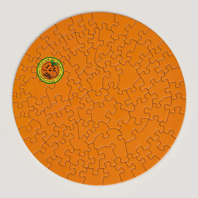 Flat Orange Puzzle