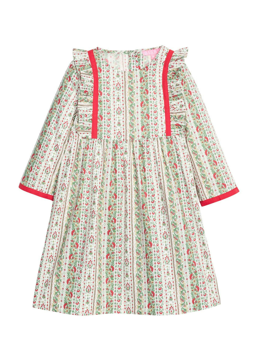 Porto Dress  - St Moritz Floral Stripe