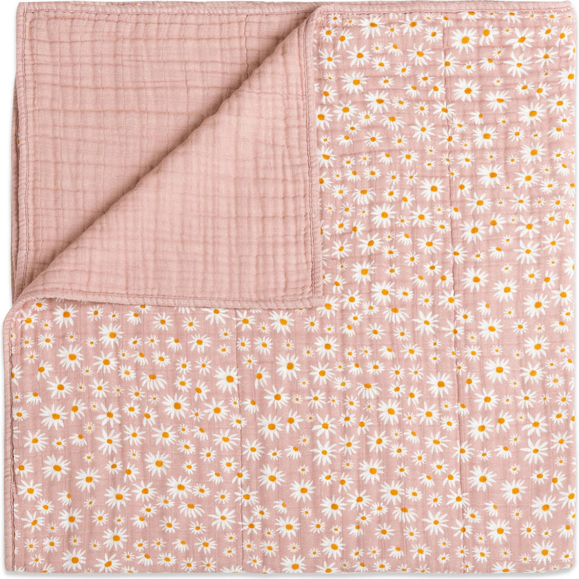 Organic Muslin Cotton 3-Layer Quilt