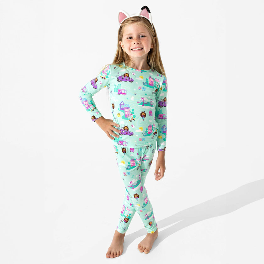 Gabby's Dollhouse: Cat Francisco Bamboo Kids Pajamas