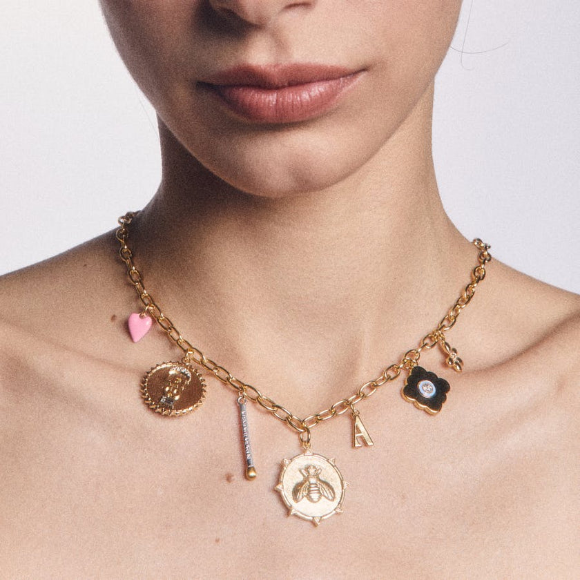Loves Me Flower Charm