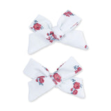 Alyssa Floral - 2 Pack Bow Clips