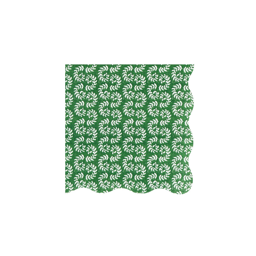 Meri Meri x Molly Mahon Red & Green Small Napkins