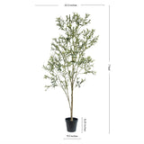 7' Artificial Wispy Olive Tree