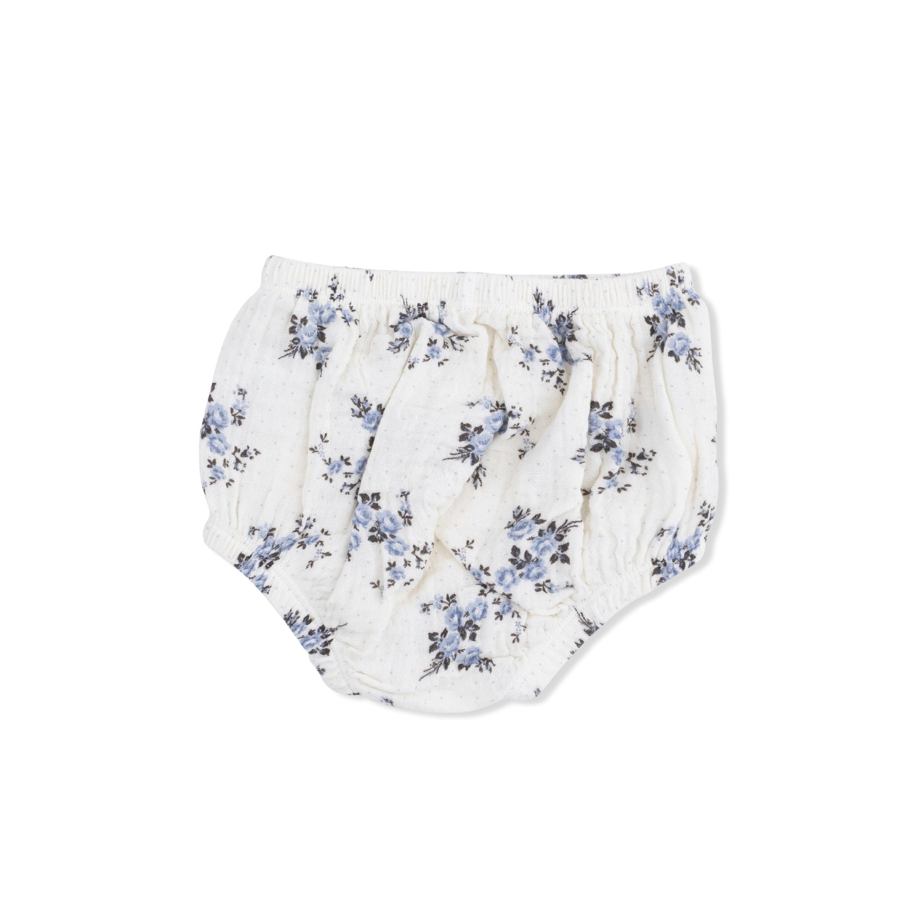 Belle Rosette Dot - V-Neck Dress and Bloomer