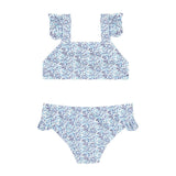 girls morning glory ruffle tie back bikini