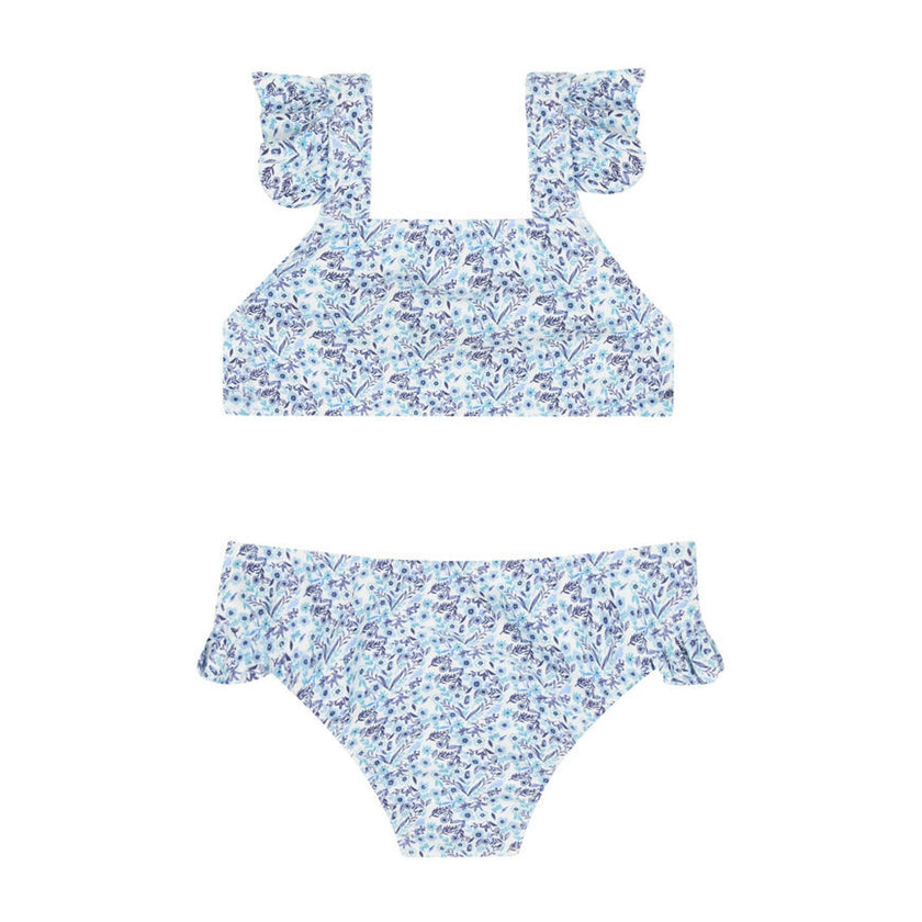 girls morning glory ruffle tie back bikini