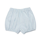 Linen Diaper Cover - Lt.Blue Striped