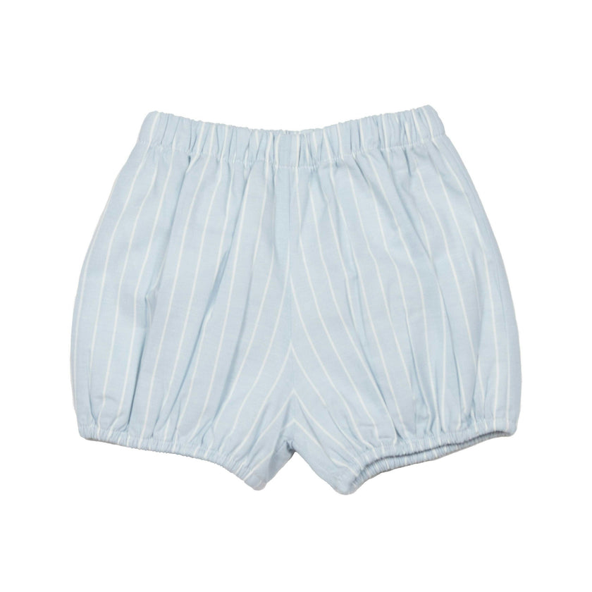 Linen Diaper Cover - Lt.Blue Striped