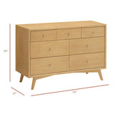 Babyletto Palma 7-Drawer Wide Assembled Dresser (53")