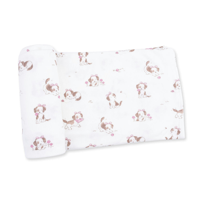 Explorer Puppy Pink - Swaddle Blanket