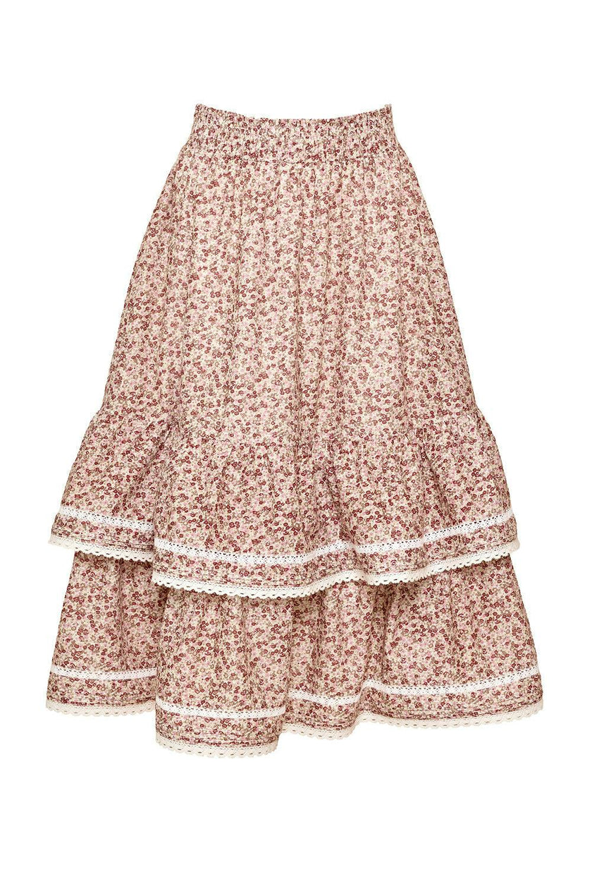 Annalise Midi Skirt in Philocaly Floral