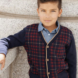 Organic Tipped Cardigan