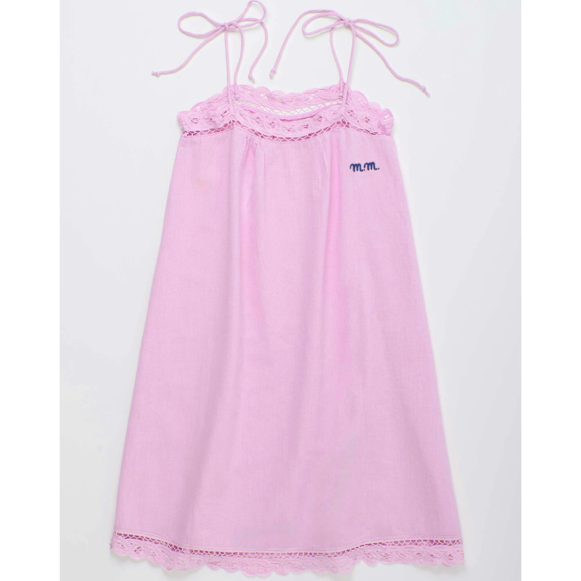 ISLA LACE DRESS PINK