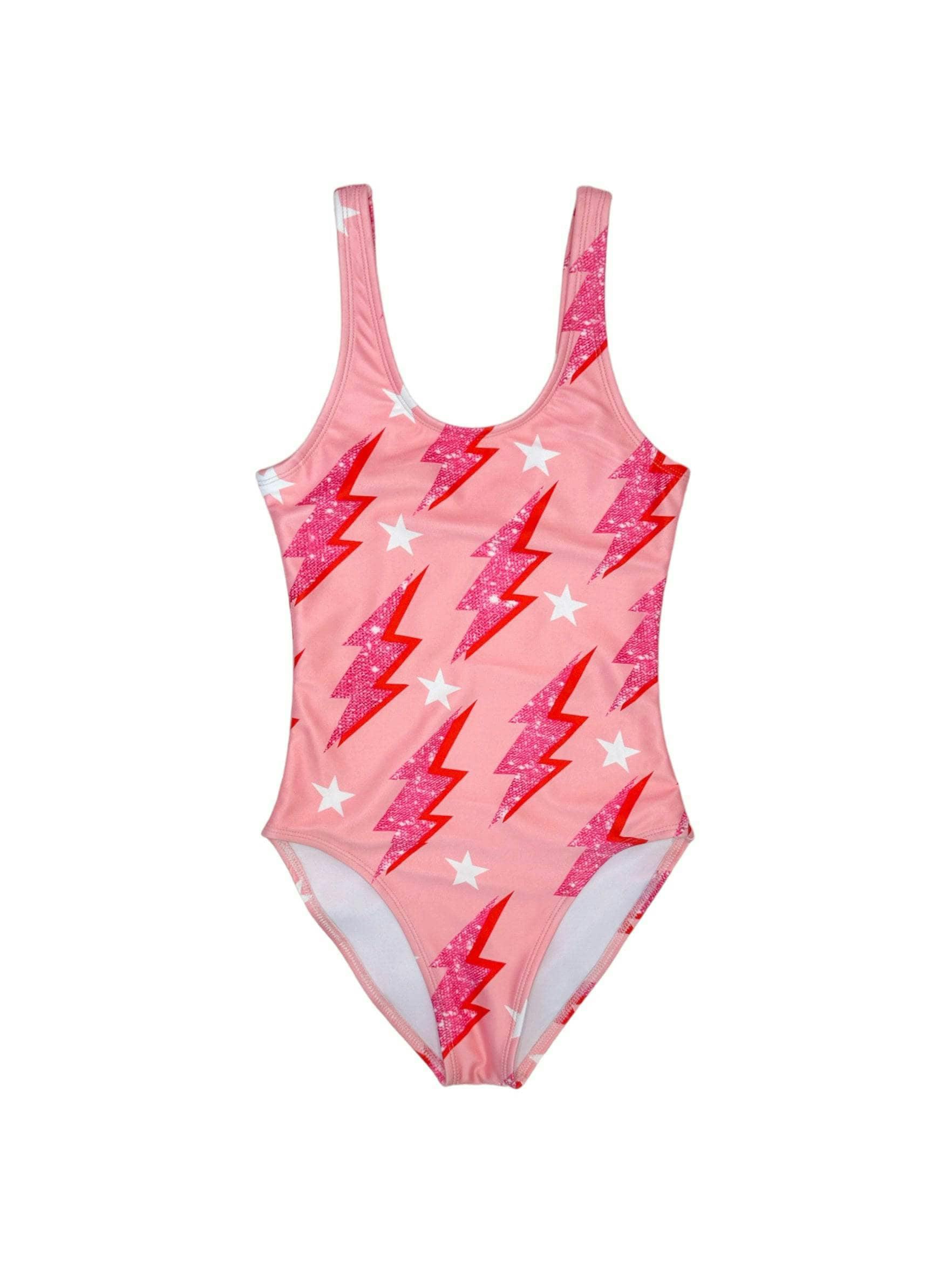 Shiny Sugar Flash Sleeveless One-Piece Swimsuit