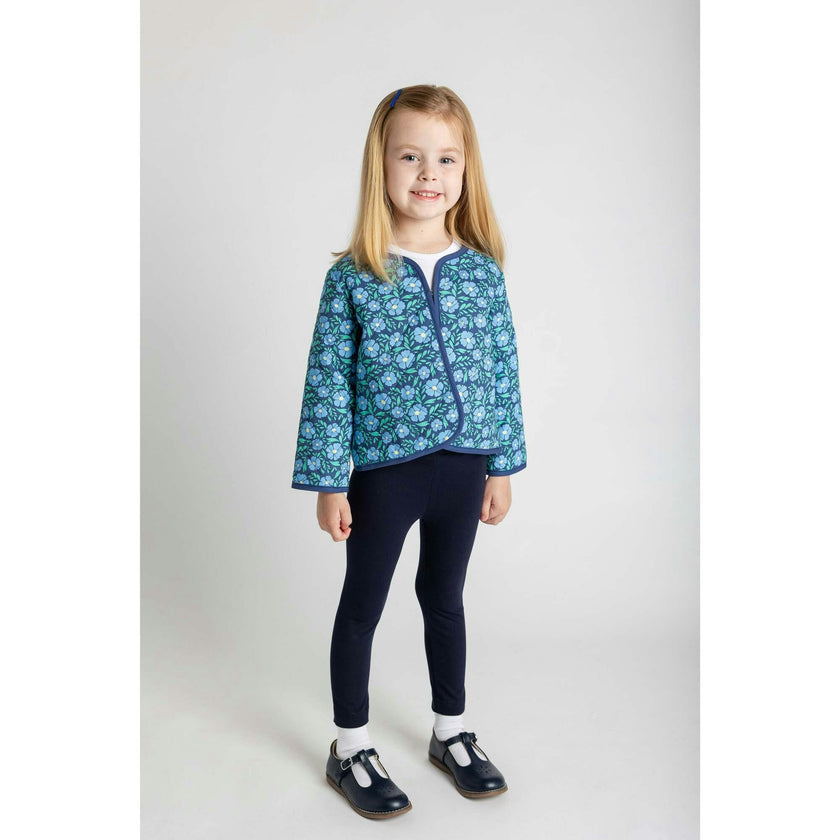Floral Print Quilted Jacket