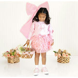 Bunny Bow Easter Sweatshirt - Ballet