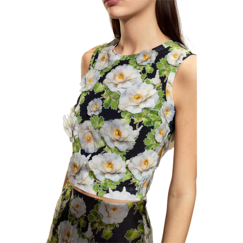 Cornelia Flower Appliques Top