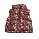 Kids Puffer Vest in Cluster Garden Floral