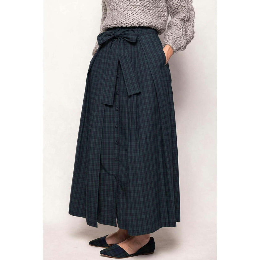 Angela Skirt in Twilight Pine Plaid