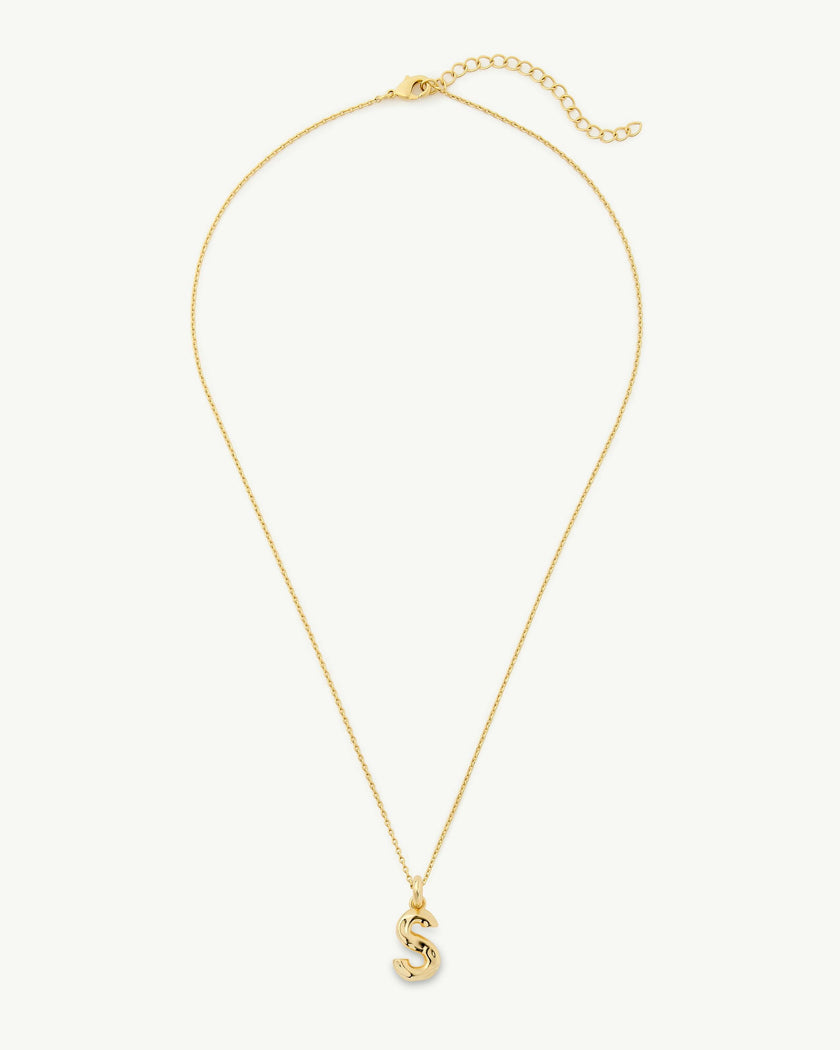 Monogram Necklace in Gold