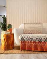 Cotton Sustainable Knit Throw Blanket | Vintage Icelandic
