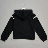 ICEBERG Logo Stripe Cinch-Waist Zip Hoodie
