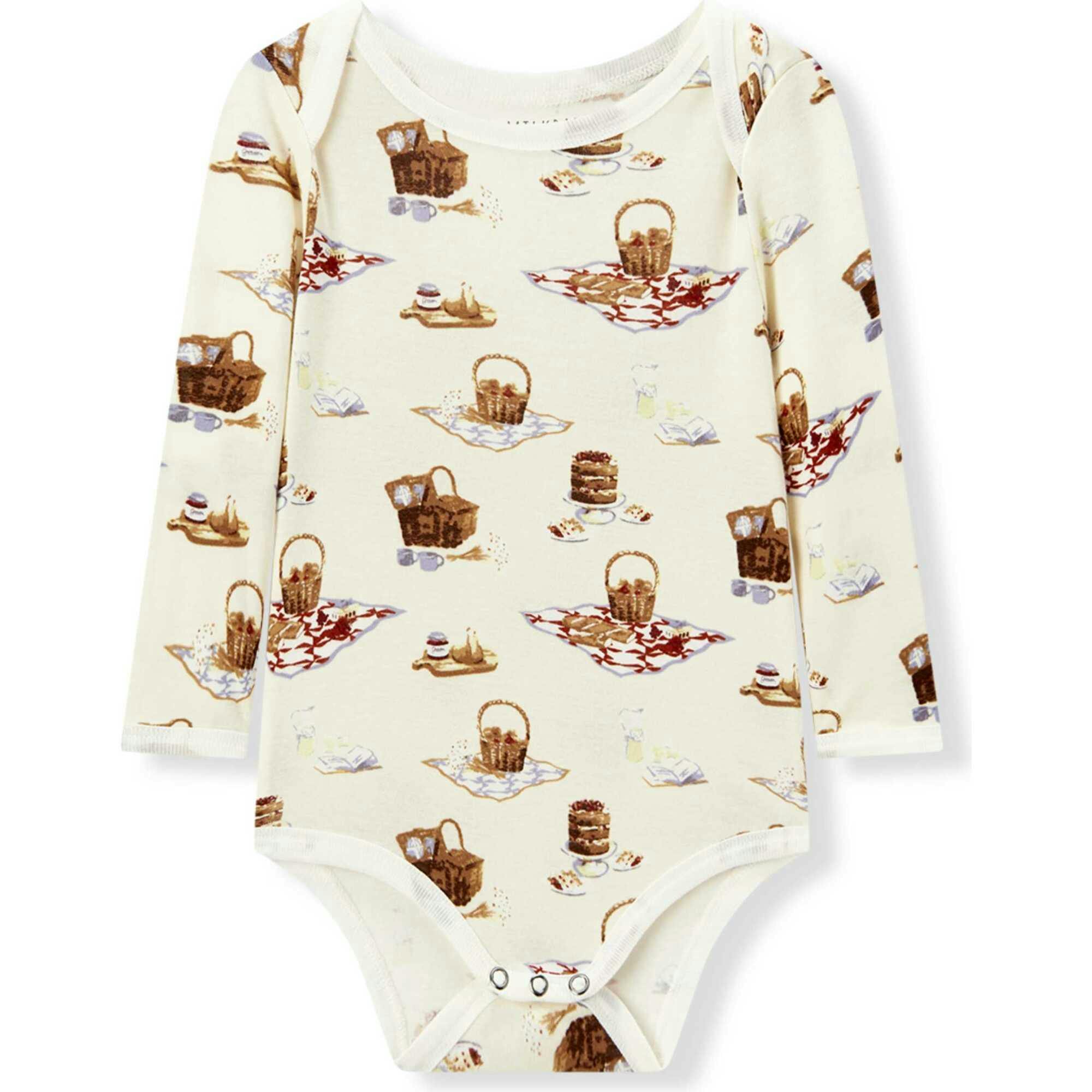 Picnic Organic Cotton Long Sleeve One Piece
